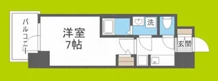 S-RESIDENCEドーム前千代崎【8階】の間取り