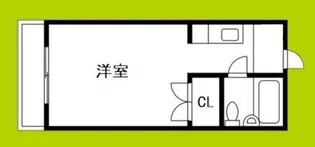 ヴェスタ天神橋【4階】の間取り