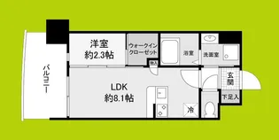 セレニテ難波西アリエ【13階】の間取り