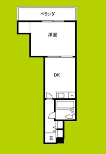 ニューライフ御堂筋本町【9階】の間取り