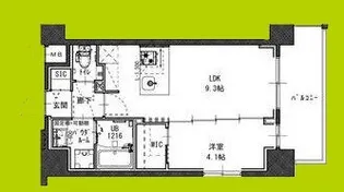 S-RESIDENCE江坂focal【9階】の間取り