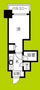 エステムコート大阪城南II【3階】の間取り