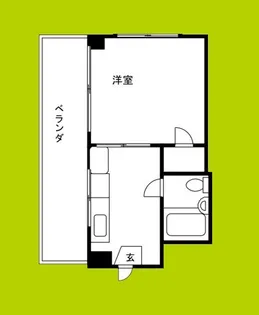 シャトル山之内【6階】の間取り