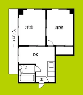 シャトル山之内【7階】の間取り
