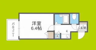 エスティライフ梅田新道【6階】の間取り