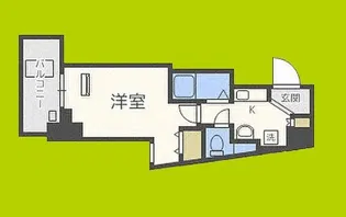 ラナップスクエア中之島公園【10階】の間取り