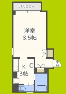 アスタ・ラ・ビスタ新梅田【3階】の間取り