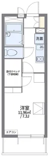 レオパレス幸【4階】の間取り
