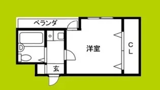 今里西青山ビル【9階】の間取り