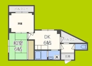 コーセー5番館【3階】の間取り