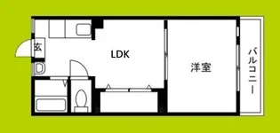 下野マンション【3階】の間取り