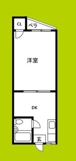 プレアール塚本Ⅱ【5階】の間取り