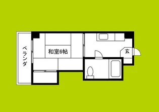 木戸ビル【4階】の間取り