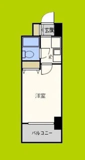 エスリード北梅田第2【7階】の間取り
