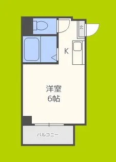 メゾンドール天神橋【4階】の間取り