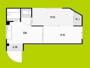 エクステンド駒川【3階】の間取り