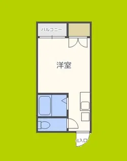 セラ北加賀屋B棟【2階】の間取り