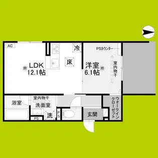 D-residence服部寿町【2階】の間取り