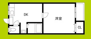 ルミエール九条【4階】の間取り
