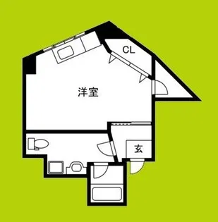 第2共栄マンション【4階】の間取り