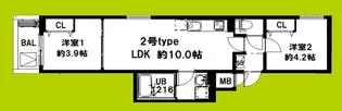 D porta annex【3階】の間取り