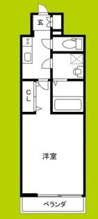 エスプレイス難波サウスゲート【6階】の間取り