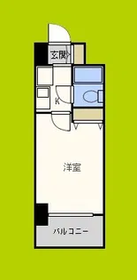 エスリード北梅田第2【9階】の間取り