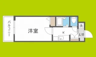相川フラワーコート【4階】の間取り