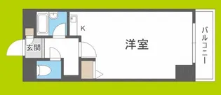 EIGHT TEMMABASHI【7階】の間取り