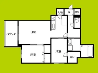 St.Polaris藤井寺【2階】の間取り