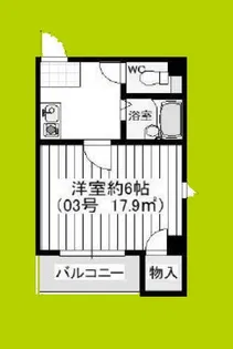 グローハイツ松崎町【9階】の間取り