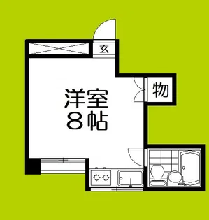 南久宝寺ビル【8階】の間取り