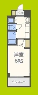 プレミアムコート天神橋∞【3階】の間取り
