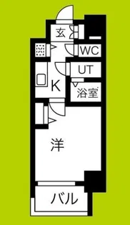 ファステート大阪ドームシティ【14階】の間取り