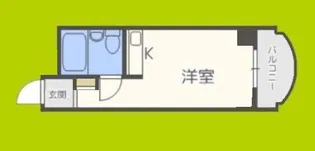 朝日プラザ緑橋II【2階】の間取り