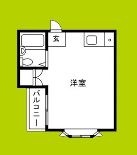 リバーエステート【4階】の間取り