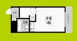 ライオンズマンション新大阪第参【11階】の間取り
