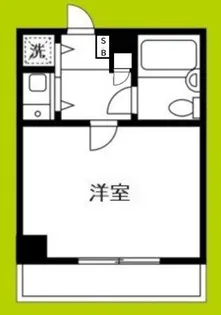 ウエステージ夕陽丘【10階】の間取り