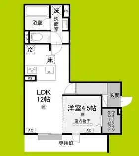 AF sweet【1階】の間取り