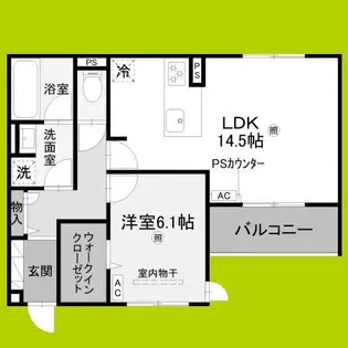 AF sweet【3階】の間取り