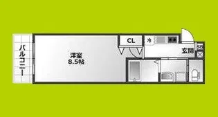 ALEGRIA枚方公園Ⅱ【1階】の間取り