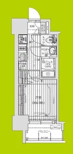 プレサンス塚本イノリア【6階】の間取り