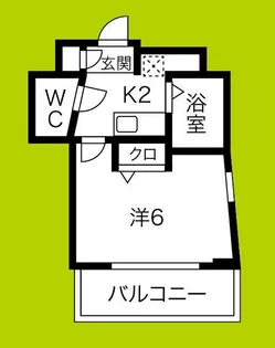 ライラック都島本通【6階】の間取り