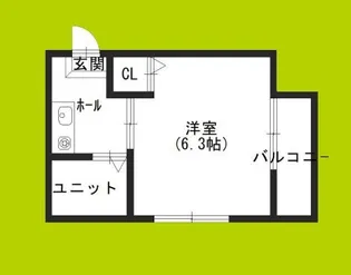 アメニティ三宅【1階】の間取り