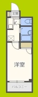 ローズコーポ天満東II【6階】の間取り