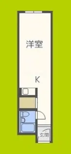 朝日プラザ心斎橋【3階】の間取り