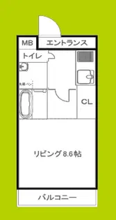ラフィール十三【2階】の間取り