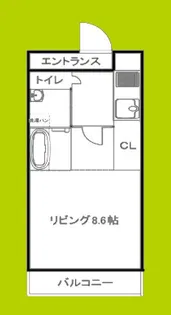 ラフィール十三【4階】の間取り