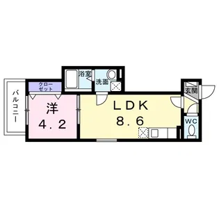 グラン ロイヤル【1階】の間取り