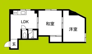 トクマスマンション【4階】の間取り